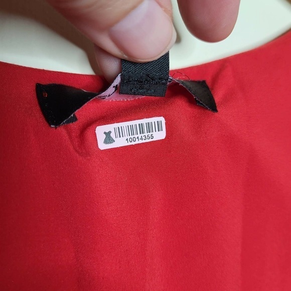 Lea & Viola Polka-Dot Wrap Blouse - Polka Dot - Red Multi - Picture 10 of 12